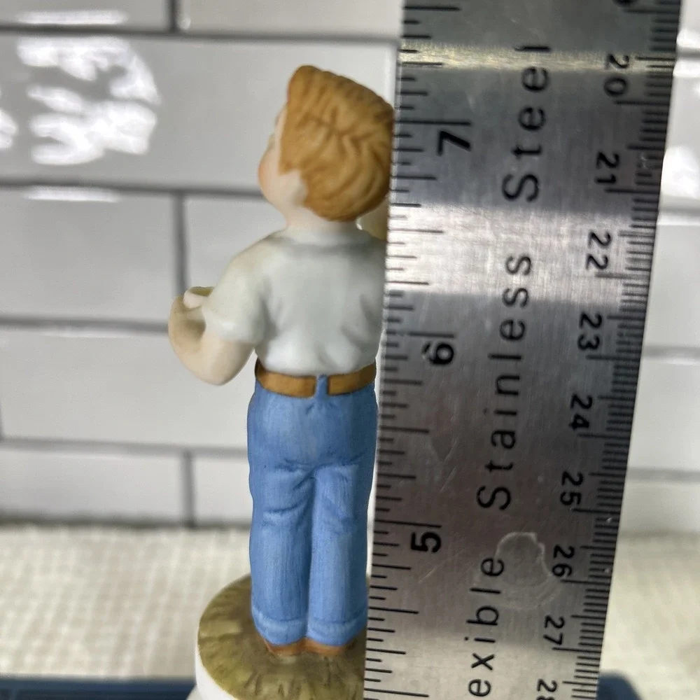 Vintage Norman Rockwell Bell Five Cents a Glass 1978 Porcelain Limited Edition